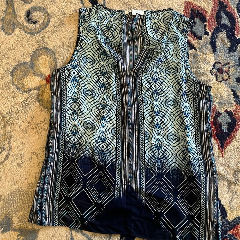 Women’s Blue Tunic Top